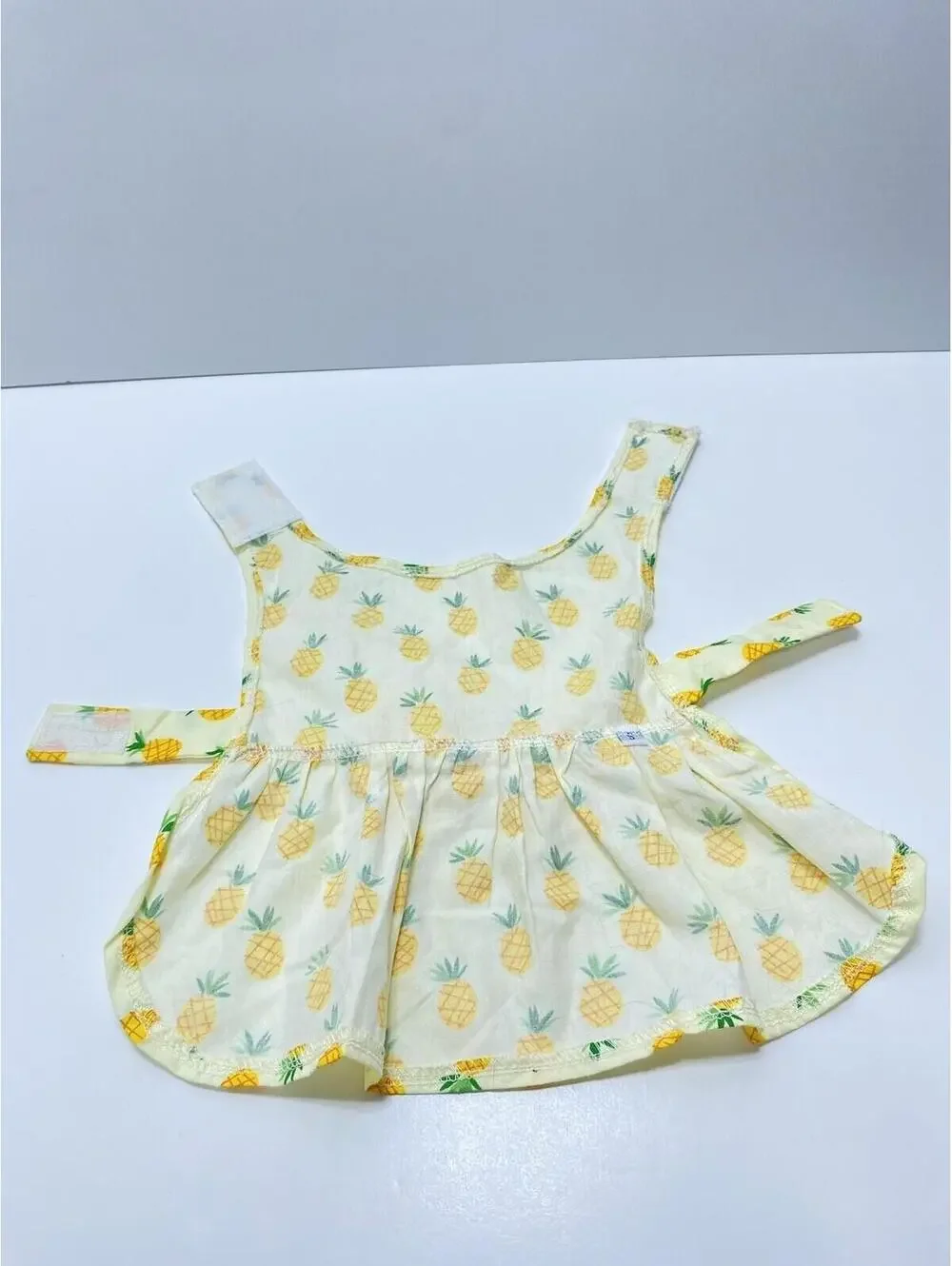 Yellow Ribbon Cute Fruit Pineapple Dog Dress Small Brand New